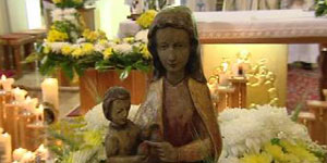 Wandermadonna in Stinatz. (Bild: ORF) Wandermadonna in Stinatz. (Bild: ORF)