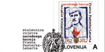 Znamka ob 100-letnici Franca Pasterka-Lenarta - slika:posta.si