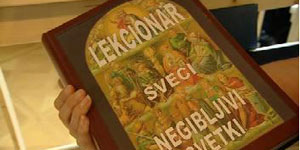 Lekcionar Sveci i negibljivi svetiki. (slika: ORF)