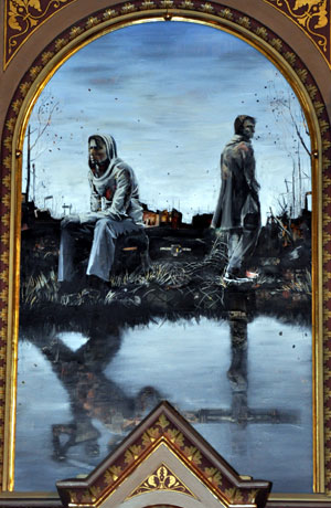 Oltarni kip u Stinjaki (slika: Pepi Lang)