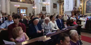 Maša prilikom 100. rodjendana Inocenta Varge (slika: ORF)