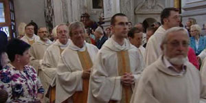 Maša prilikom 100. rodjendana Inocenta Varge (slika: ORF)